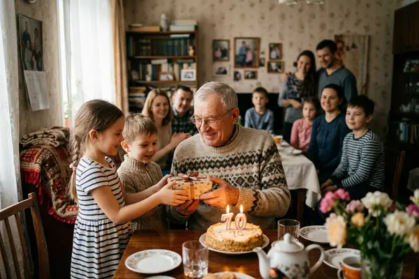 Дедушке на 70 лет — песня в подарок
